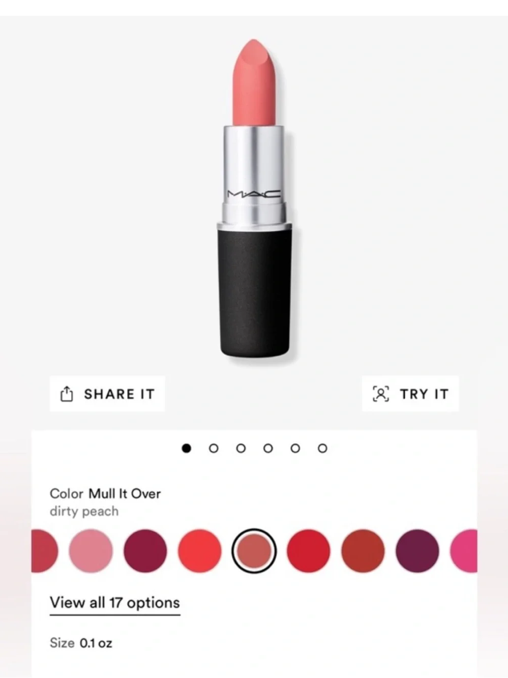 MAC LUXURY LIPSTICK